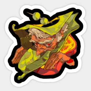 Salad man Sticker